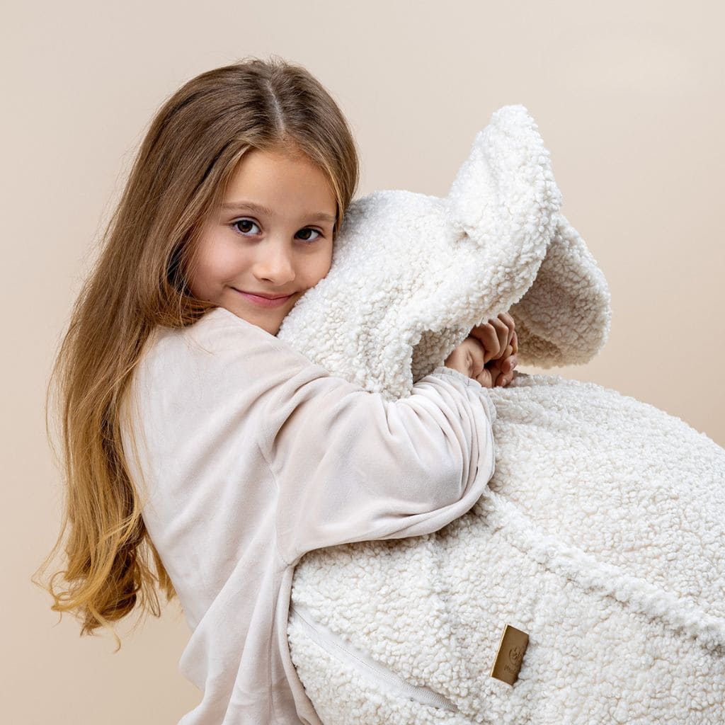 Pouf Ours Polaire – MeowBaby® Crème