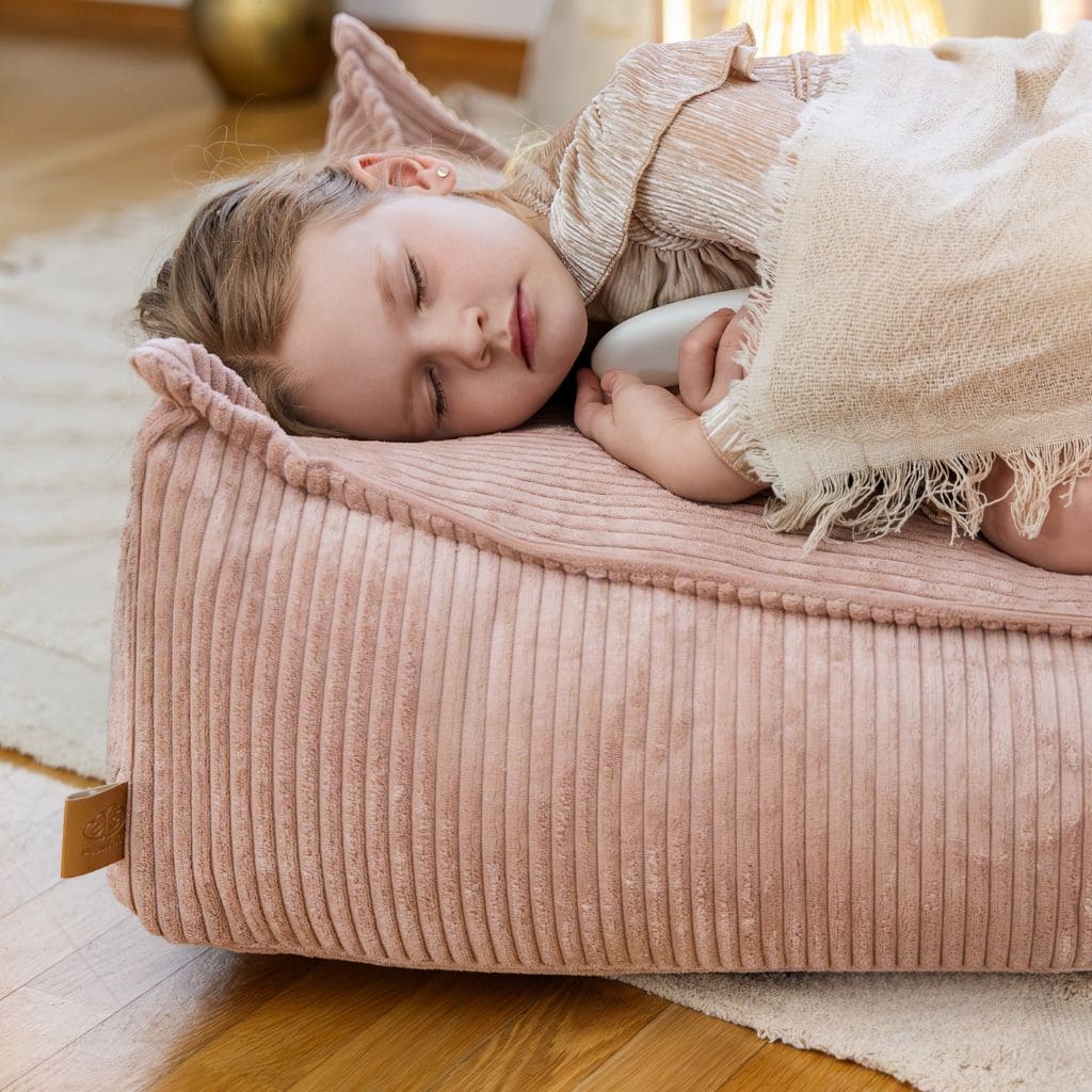 Pouf Enfant Rectangulaire en Velours Côtelé MeowBaby®- Brick
