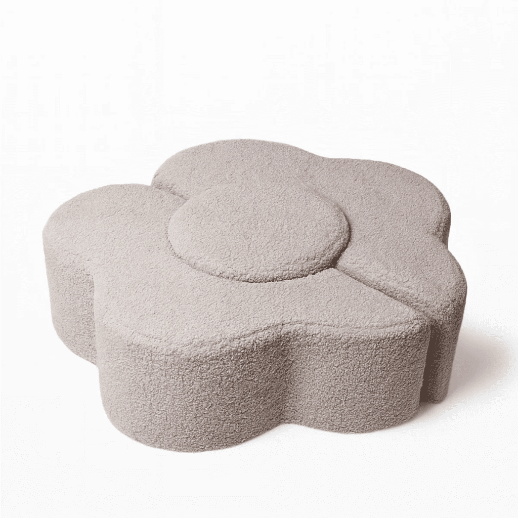 Mon Premier Parcours Fleuri – Jeu de Construction en Mousse Montessori en LightGray | Motricidade Tinitto – Fabrication européenne