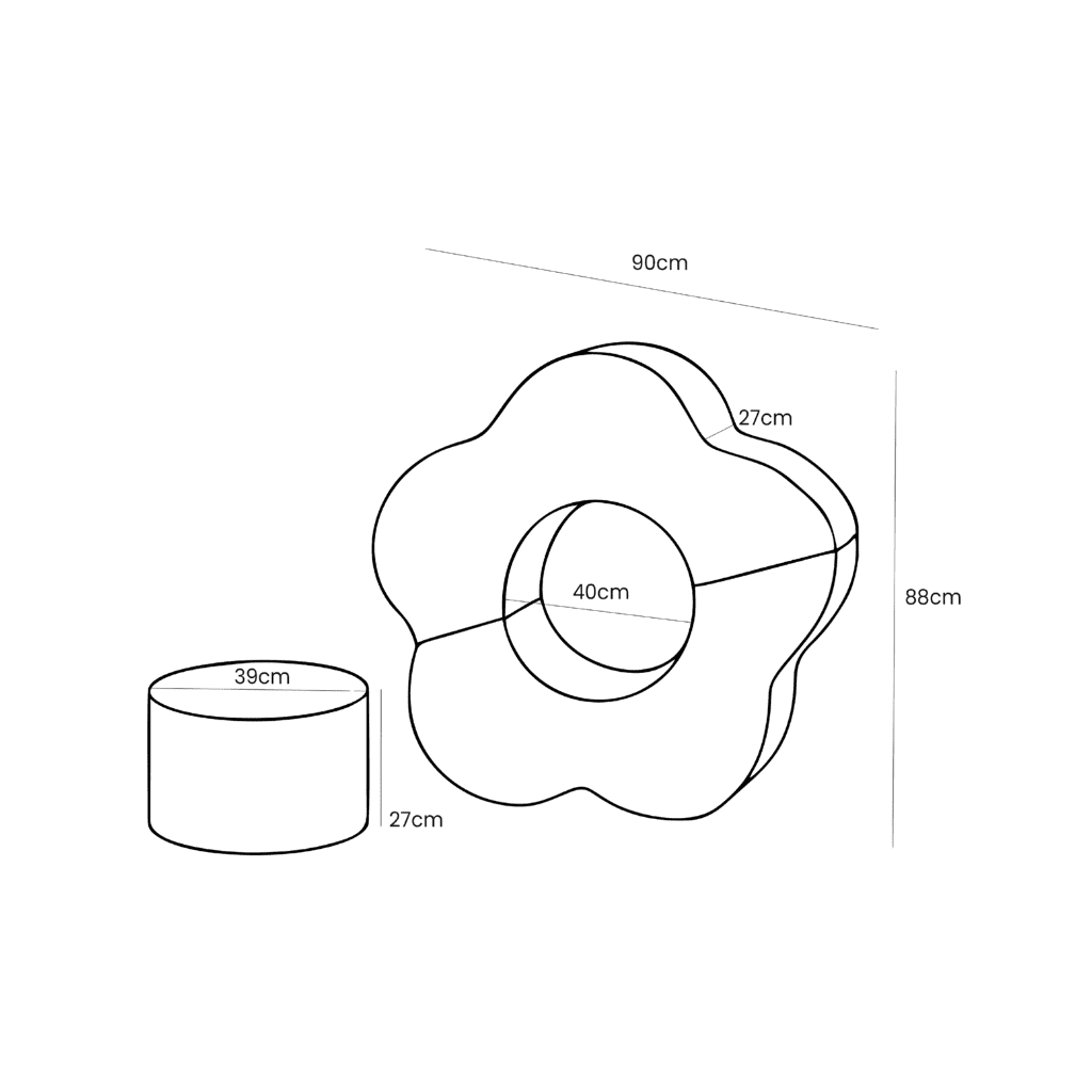 Mon Premier Parcours Fleuri – Jeu de Construction en Mousse Montessori en White | Motricidade Tinitto – Fabrication européenne