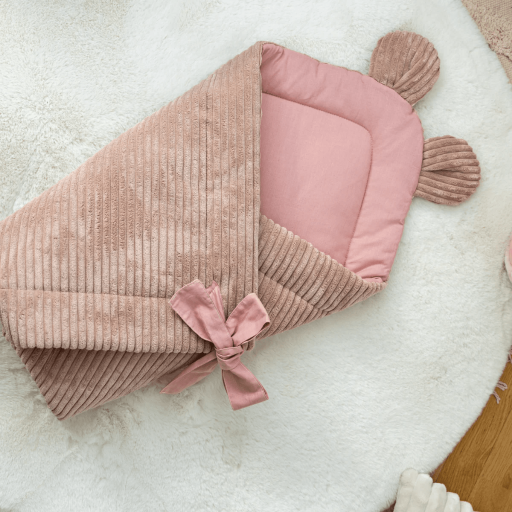 Nid d'Emmaillotage à Nouer Premium - Rose en | Conforto Tinitto – Fabrication européenne