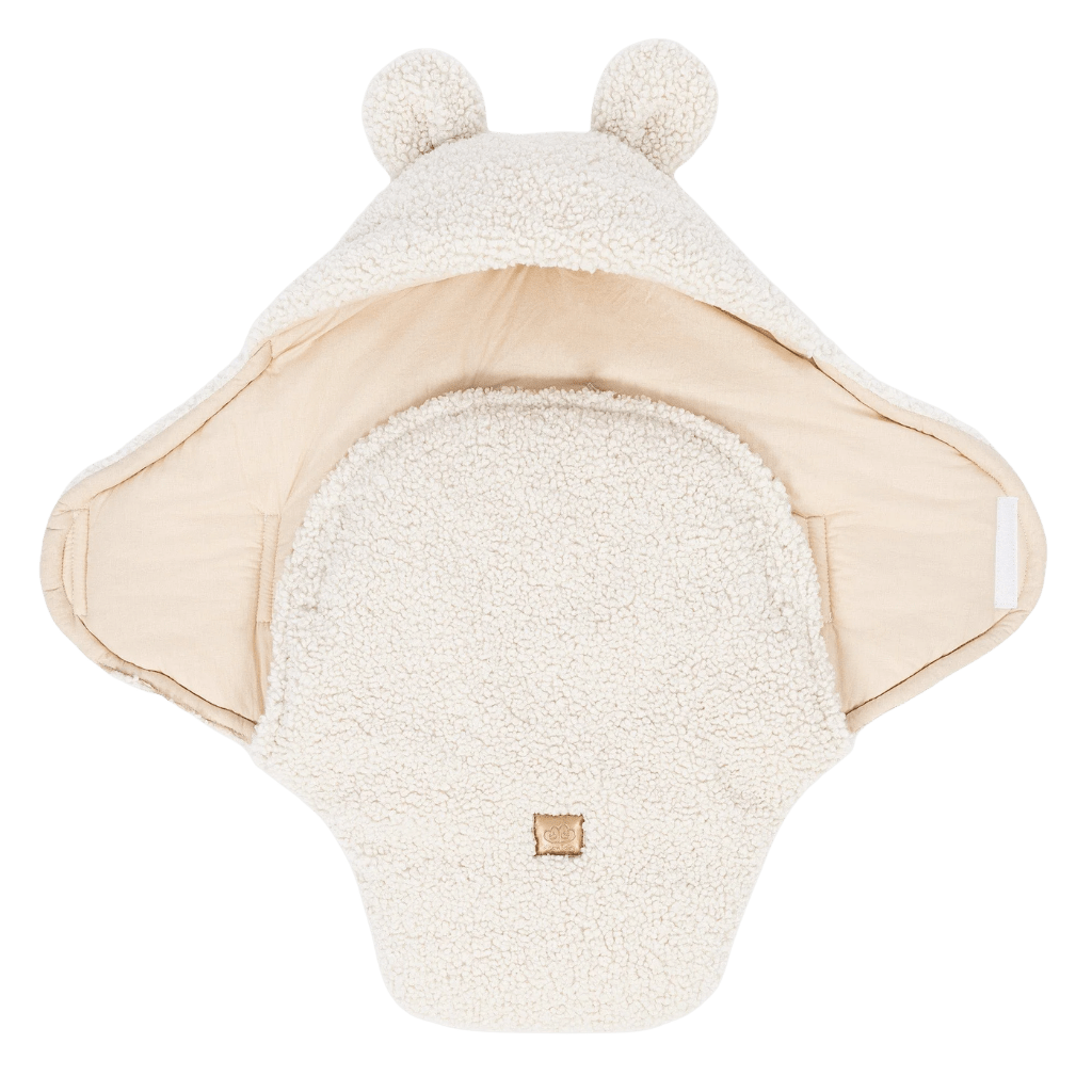 Nid d'Emmaillotage Évolutif avec Oreilles d'Ours – Bearly Cremeux en | Conforto Tinitto – Fabrication européenne