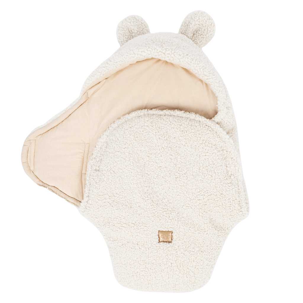 Nid d'Emmaillotage Évolutif avec Oreilles d'Ours – Bearly Cremeux en | Conforto Tinitto – Fabrication européenne