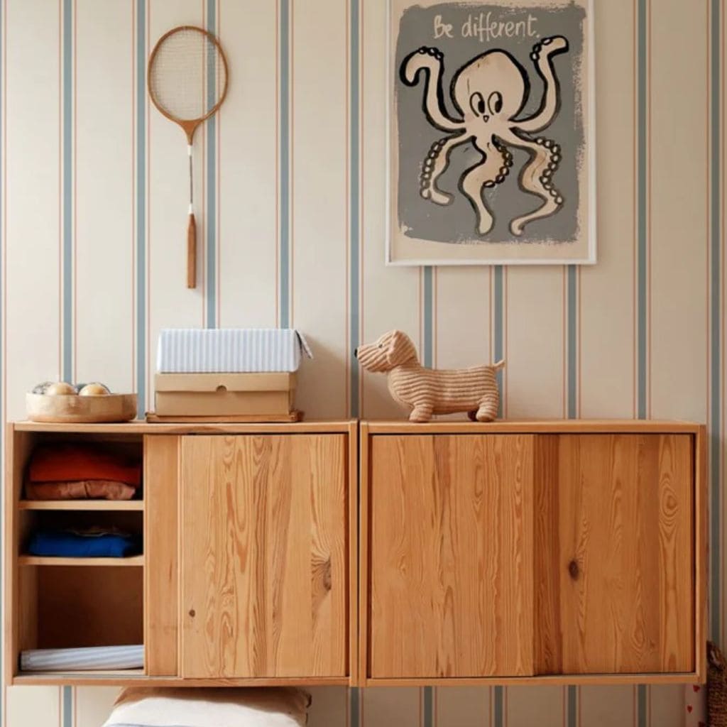 Papier Peint Élégant à Rayures en | furniture Tinitto – Fabrication européenne