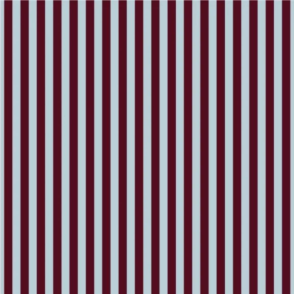 Papier Peint Rayé Maya – Bleu et Brun Doux en | furniture Tinitto – Fabrication européenne