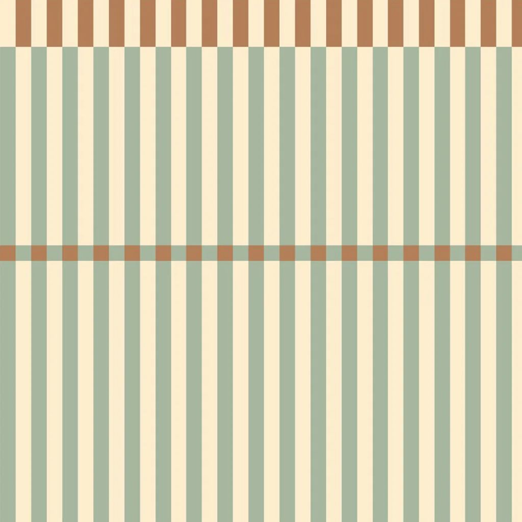 Papier Peint Rayé Vintage Vert – Motifs Rayures Fines, Ambiance Rétro