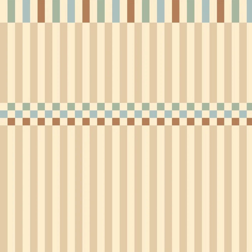 Papier Peint Vintage à Rayures – Couleurs Rétro Nostalgiques