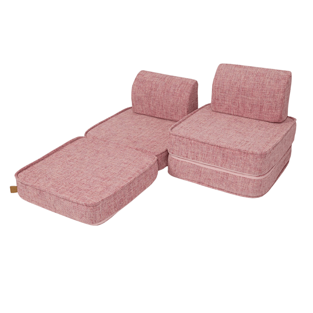 Petit Canapé Modulable pour Enfants - Tangle Bubblegum Pink en | Decoração Tinitto – Fabrication européenne