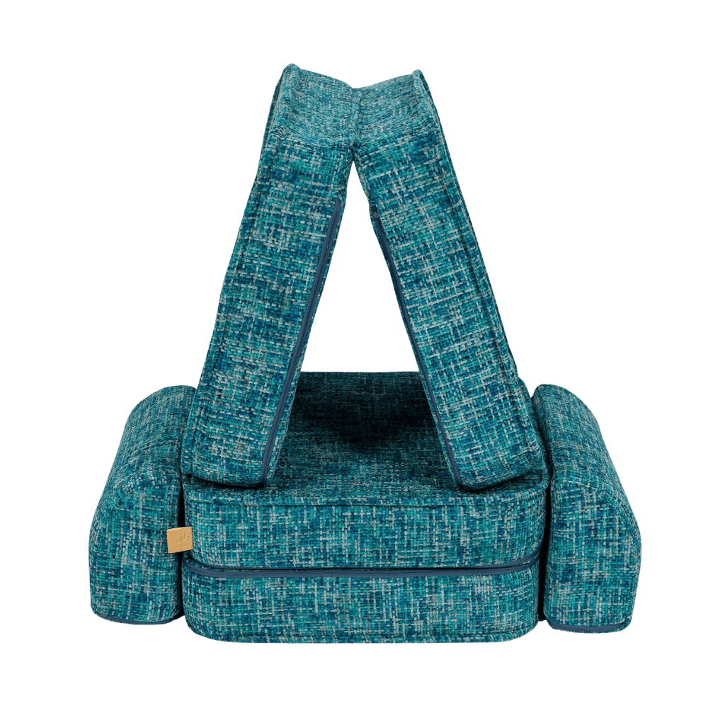 Petit Canapé Modulable pour Enfants - Tangle Lagoon Blue en | Decoração Tinitto – Fabrication européenne