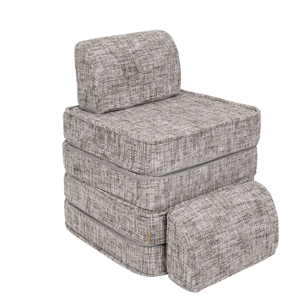 Petit Canapé Modulable pour Enfants - Tangle Moon Grey en | Decoração Tinitto – Fabrication européenne