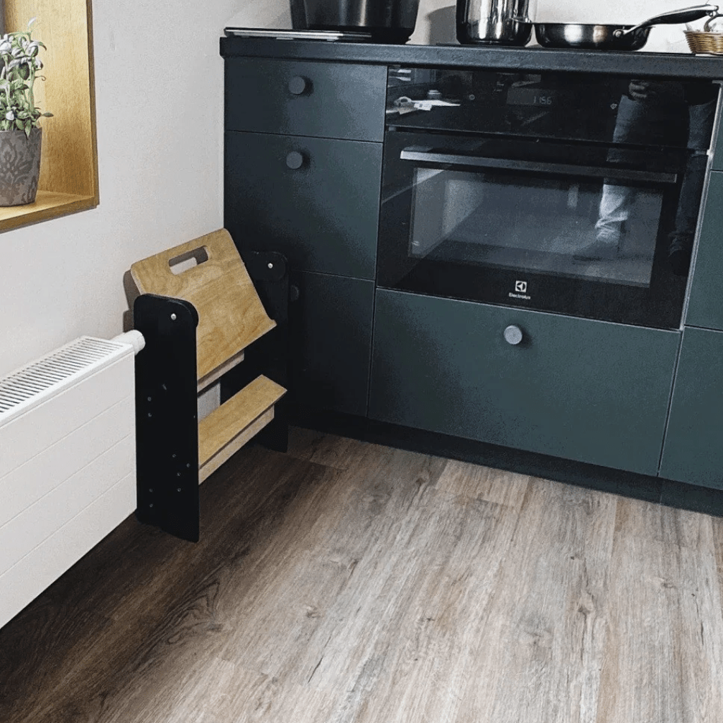 Petit Marchepied Enfant en Bois en Bois Naturel | Motricidade Tinitto – Fabrication européenne