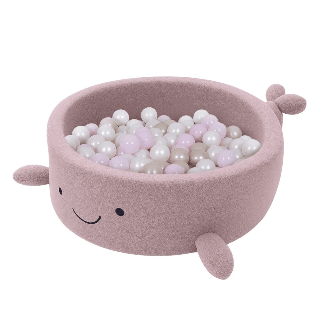 Piscine à Balles Baleine - Glaze Pink en | Motricidade Tinitto – Fabrication européenne