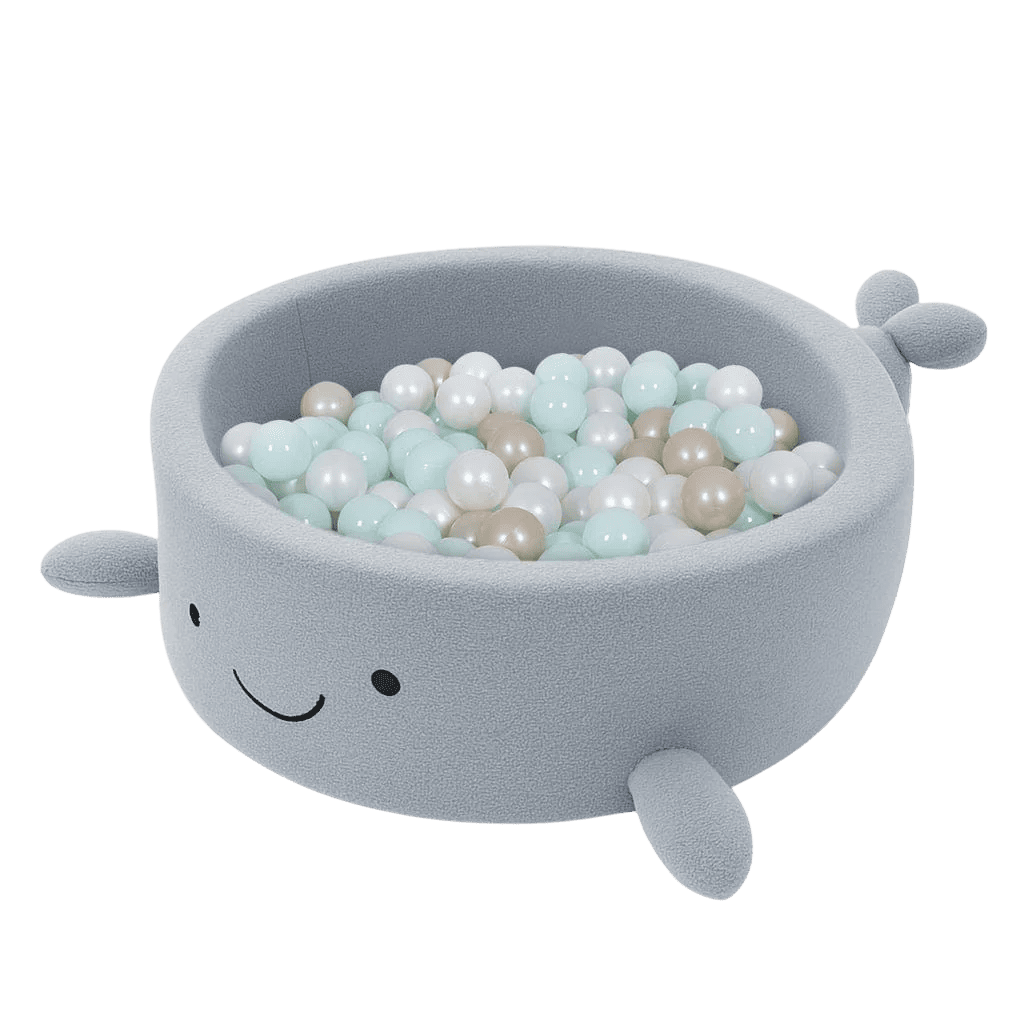 Piscine à Balles Baleine - Ice Blue en | Motricidade Tinitto – Fabrication européenne