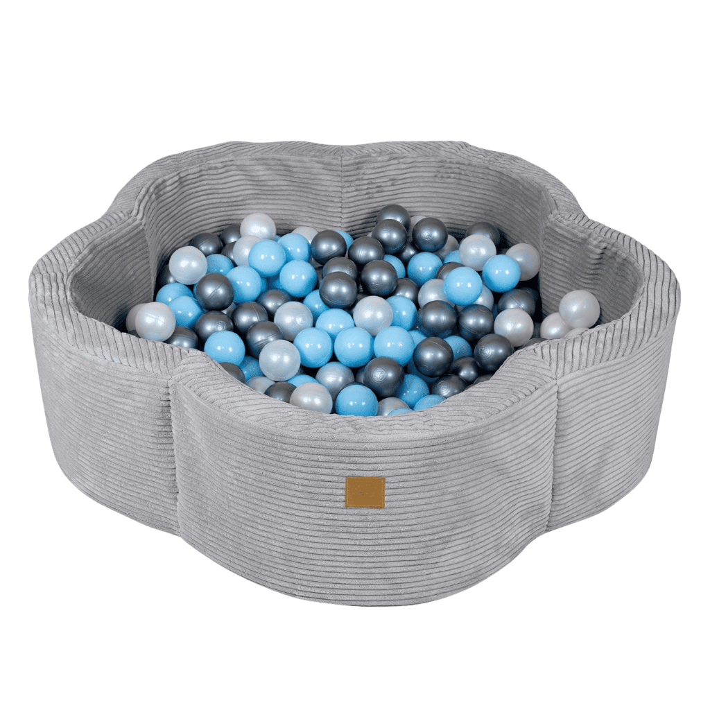 Piscine à Balles Fleur - Grey en | Motricidade Tinitto – Fabrication européenne