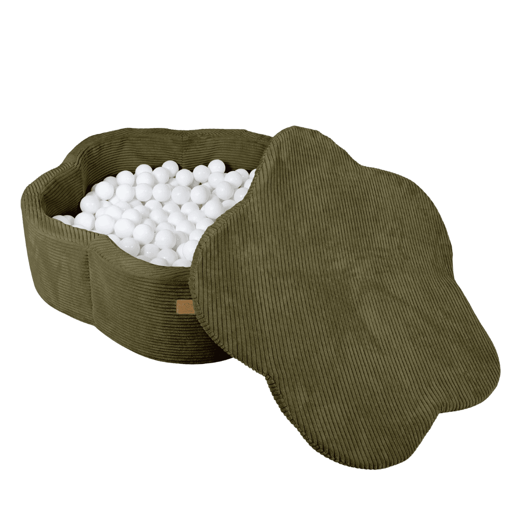 Piscine à Balles Fleur - Khaki en | Motricidade Tinitto – Fabrication européenne