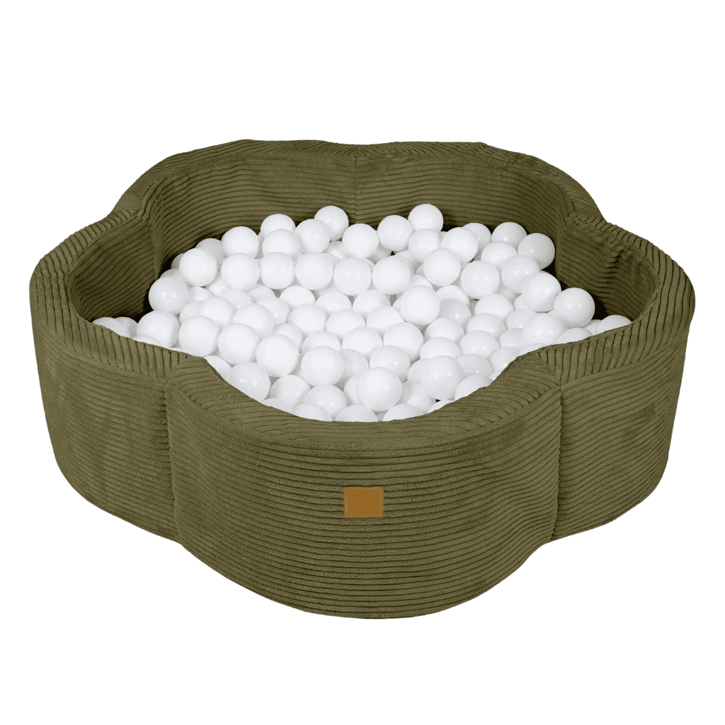 Piscine à Balles Fleur - Khaki en | Motricidade Tinitto – Fabrication européenne
