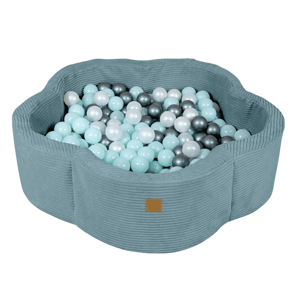Piscina di palline Fleur - Turchese in | Motricidade Tinitto – Prodotto in Europa