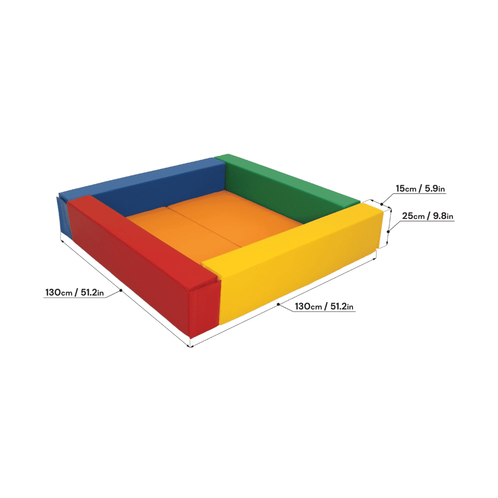 Piscine à Balles Soft Play - Multicolor en | Motricidade Tinitto – Fabrication européenne