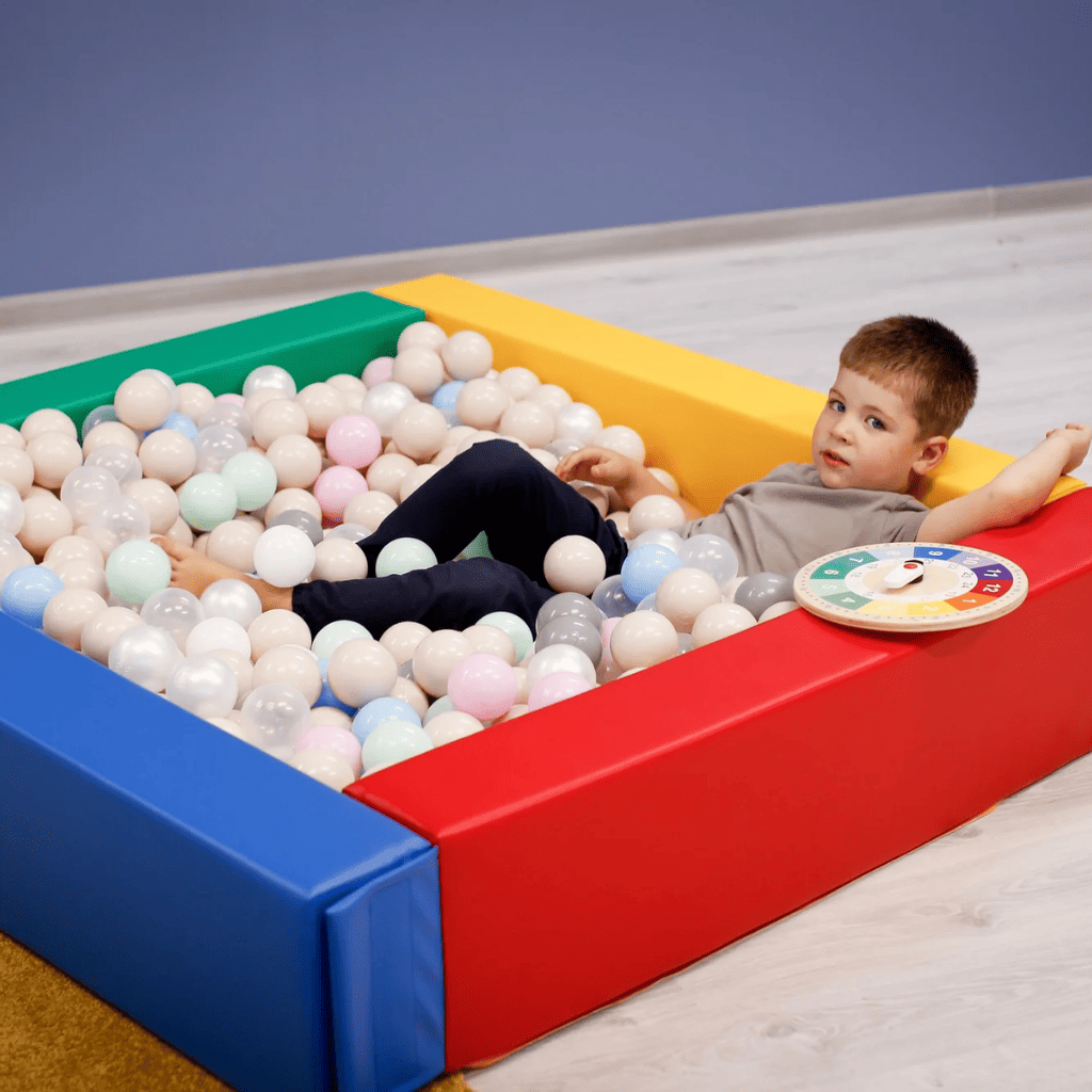 Piscine à Balles Soft Play - Multicolor en | Motricidade Tinitto – Fabrication européenne