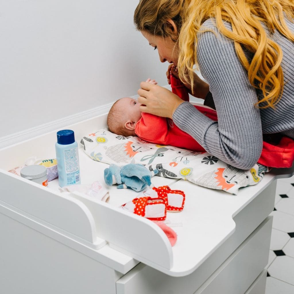 Plan à Langer pour Commode Bébé en Blanc | furniture Tinitto – Fabrication européenne