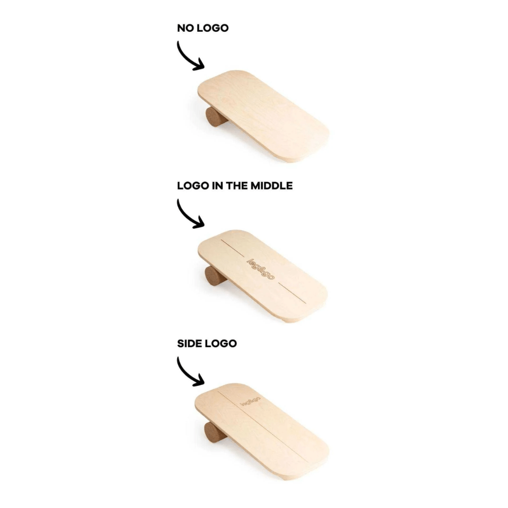 Plataforma de equilíbrio retangular com rolo de exercício - Sem logótipo em | Motricidade Tinitto – Fabricação europeia