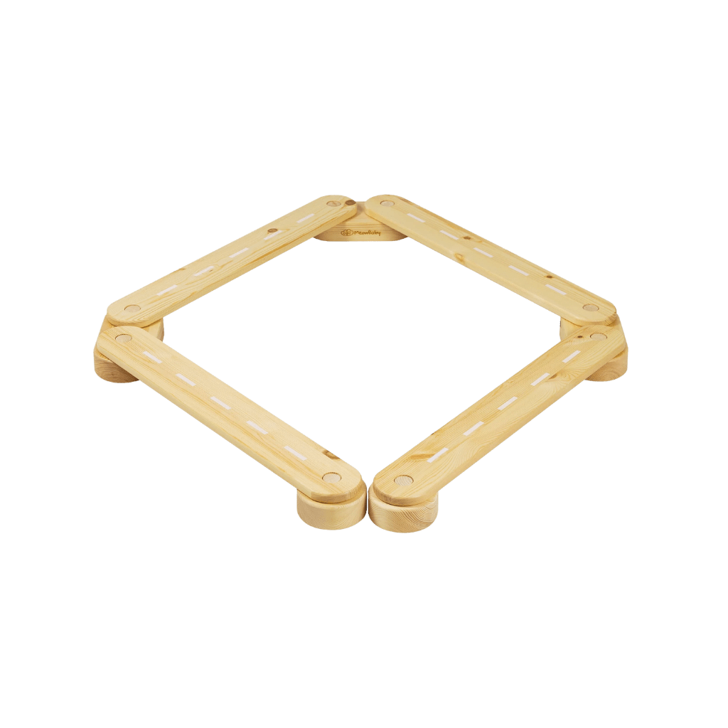 Montessori Wooden Balance Board - 4 Elements in White | Motricidade Tinitto – Made in Europe