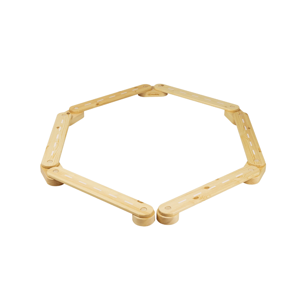 Planche Equilibre Montessori en Bois - 6 Éléments en Bois Naturel | Motricidade Tinitto – Fabrication européenne