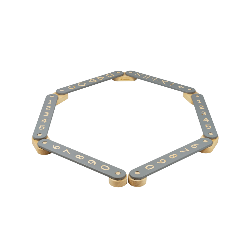 Planche Equilibre Montessori en Bois - 6 Éléments en Grey | Motricidade Tinitto – Fabrication européenne