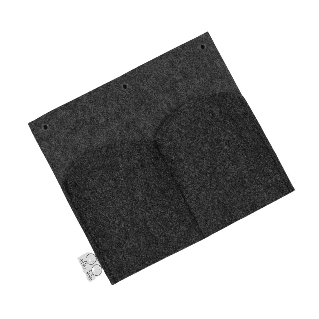 Pocketo – Pochette accessoires pour tour d’apprentissage STEP’n’SIT® en Black | Motricidade Tinitto – Fabrication européenne