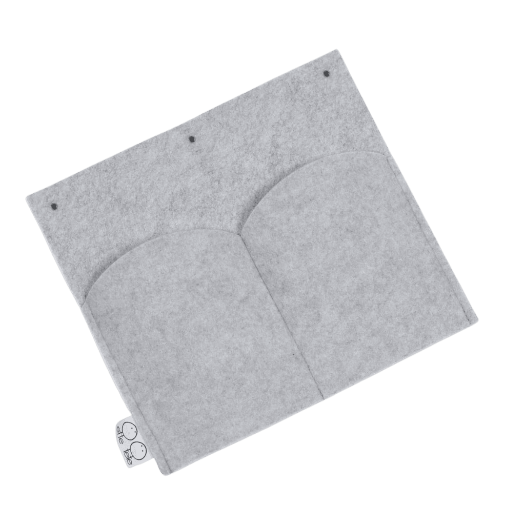 Pocketo – Pochette accessoires pour tour d’apprentissage STEP’n’SIT® en DarkGray | Motricidade Tinitto – Fabrication européenne