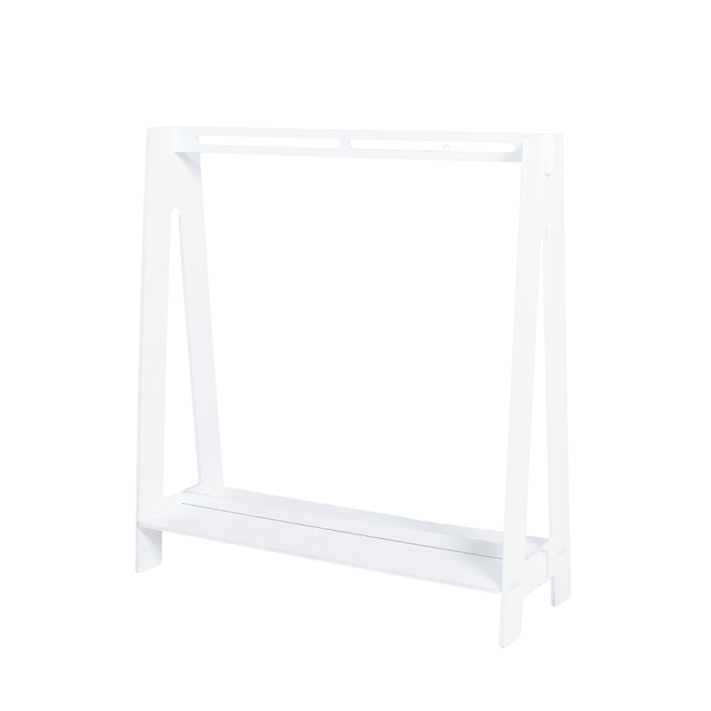 Porta abiti Montessori con grucce Versione 1 in nero | Decoração Tinitto – Prodotto in Europa