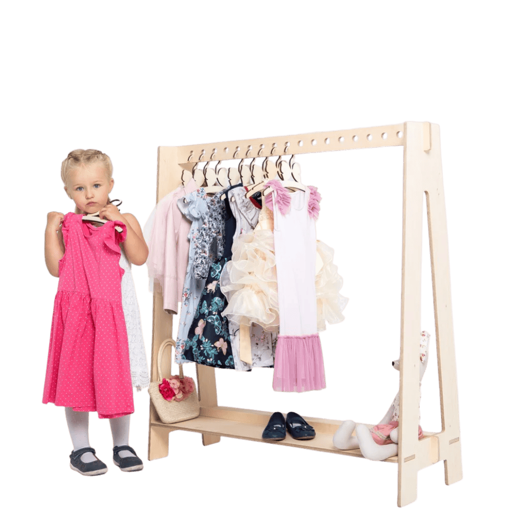 Montessori Clothes Hanger Version 2 in black | Decoração Tinitto – Made in Europe