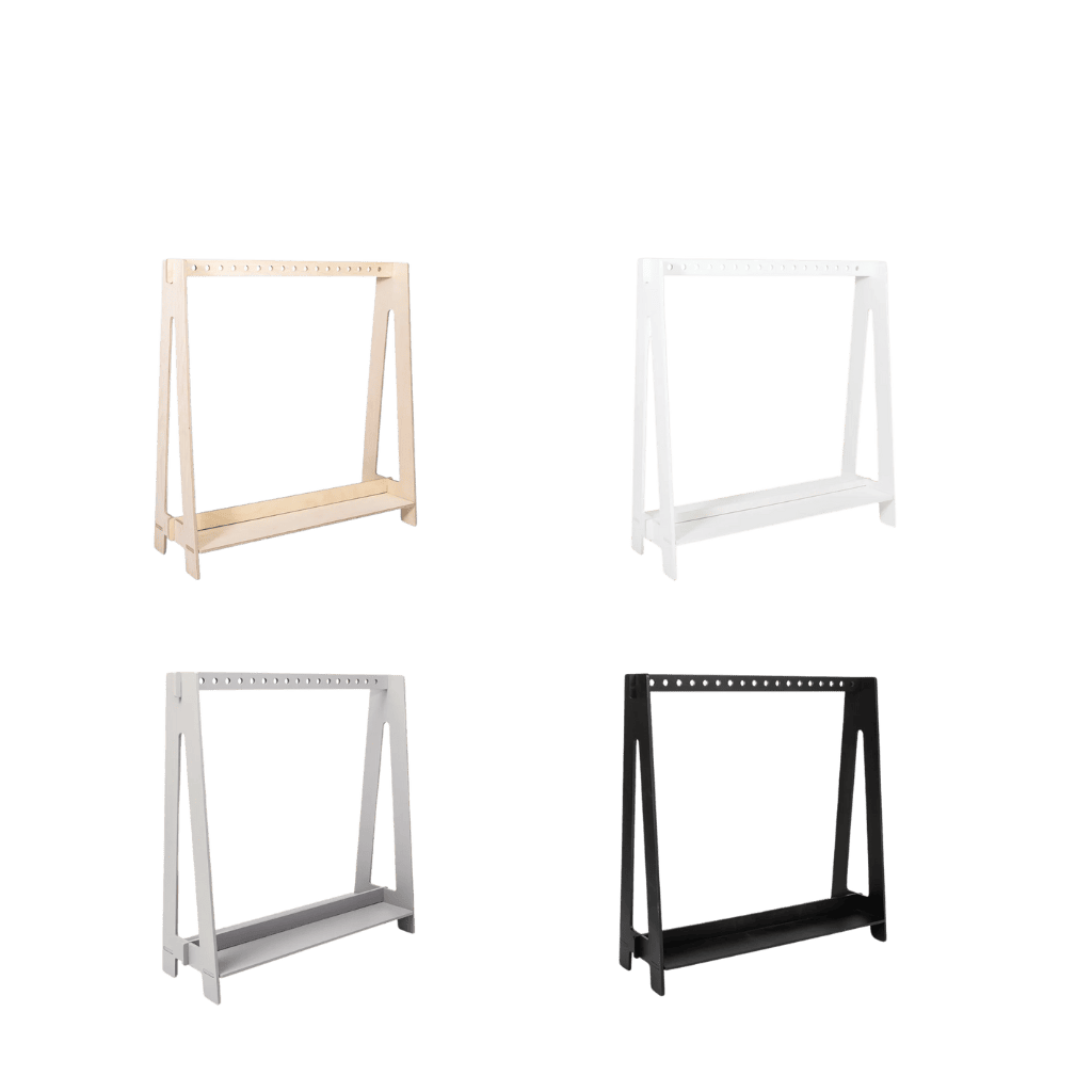 Montessori Clothes Hanger Version 2 in black | Decoração Tinitto – Made in Europe