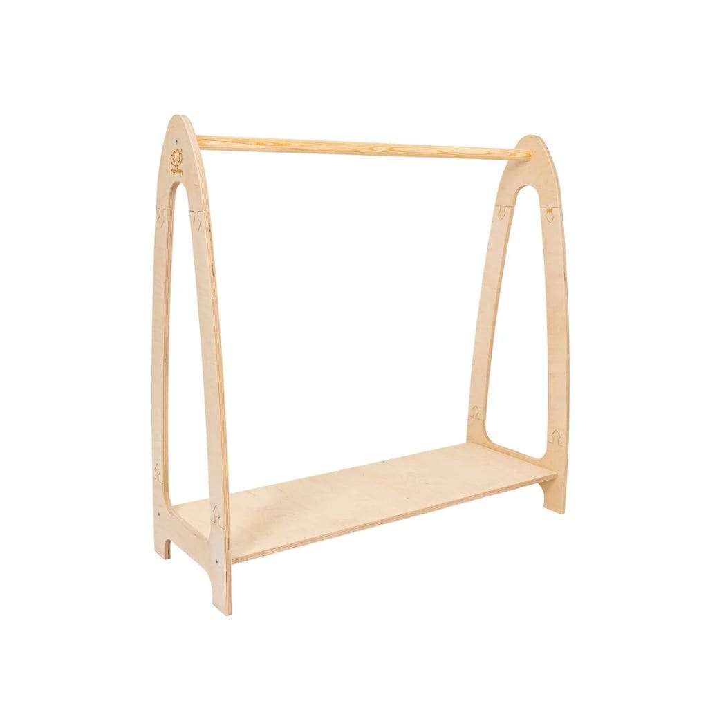 Porta-roupas infantil com design em madeira natural | furniture Tinitto – Fabricação europeia