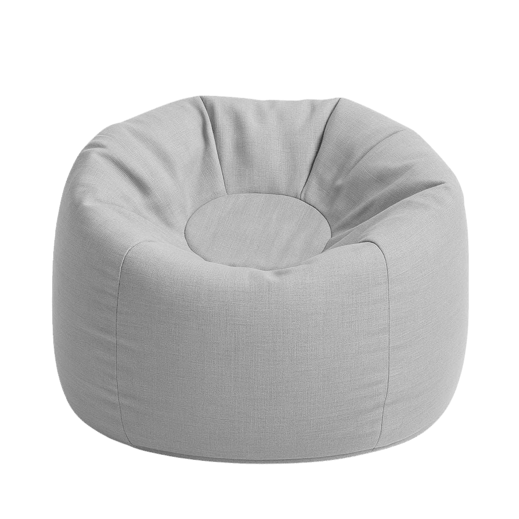 Pouf Enfant Floreo – Design Doux et Ergonomique en LightGray | Decoração Tinitto – Fabrication européenne