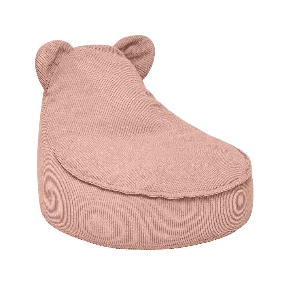 Puf Teddy Slimcord en RosyBrown | Decoración Tinitto – Fabricación europea