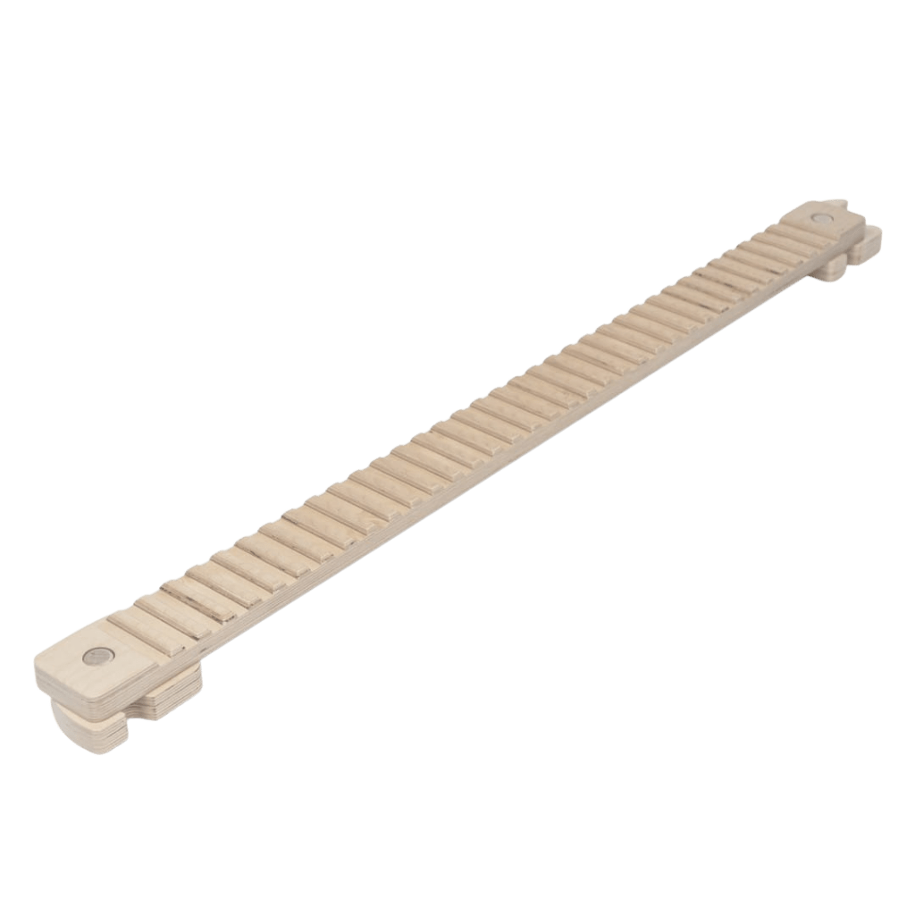 Poutre d'équilibre simple double face avec points TipiToo® Solo en White | Motricidade Tinitto – Fabrication européenne