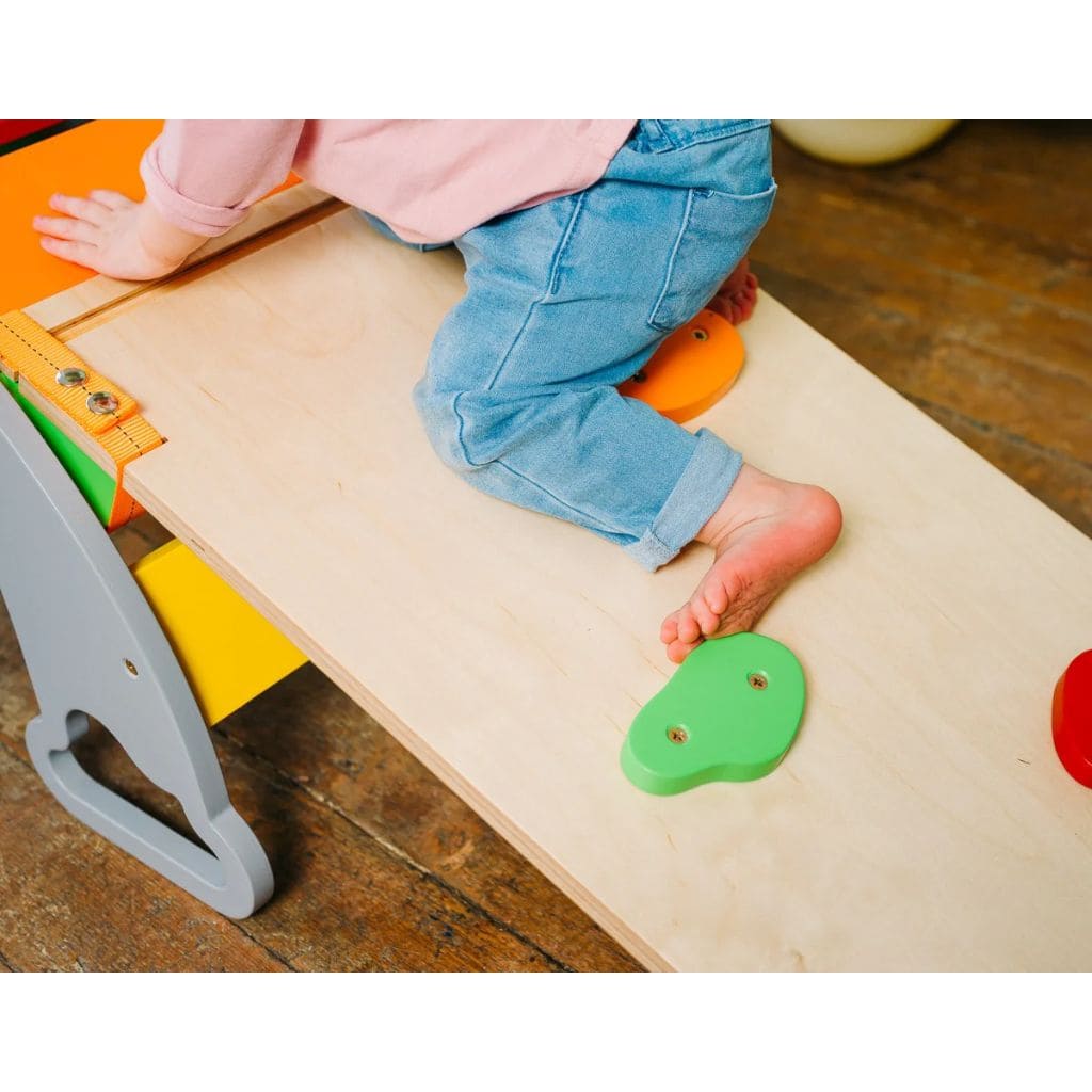 Rampe Arc - en - Ciel Montessori – Jeu d'Équilibre et de Motricité en Gelato | Motricidade Tinitto – Fabrication européenne