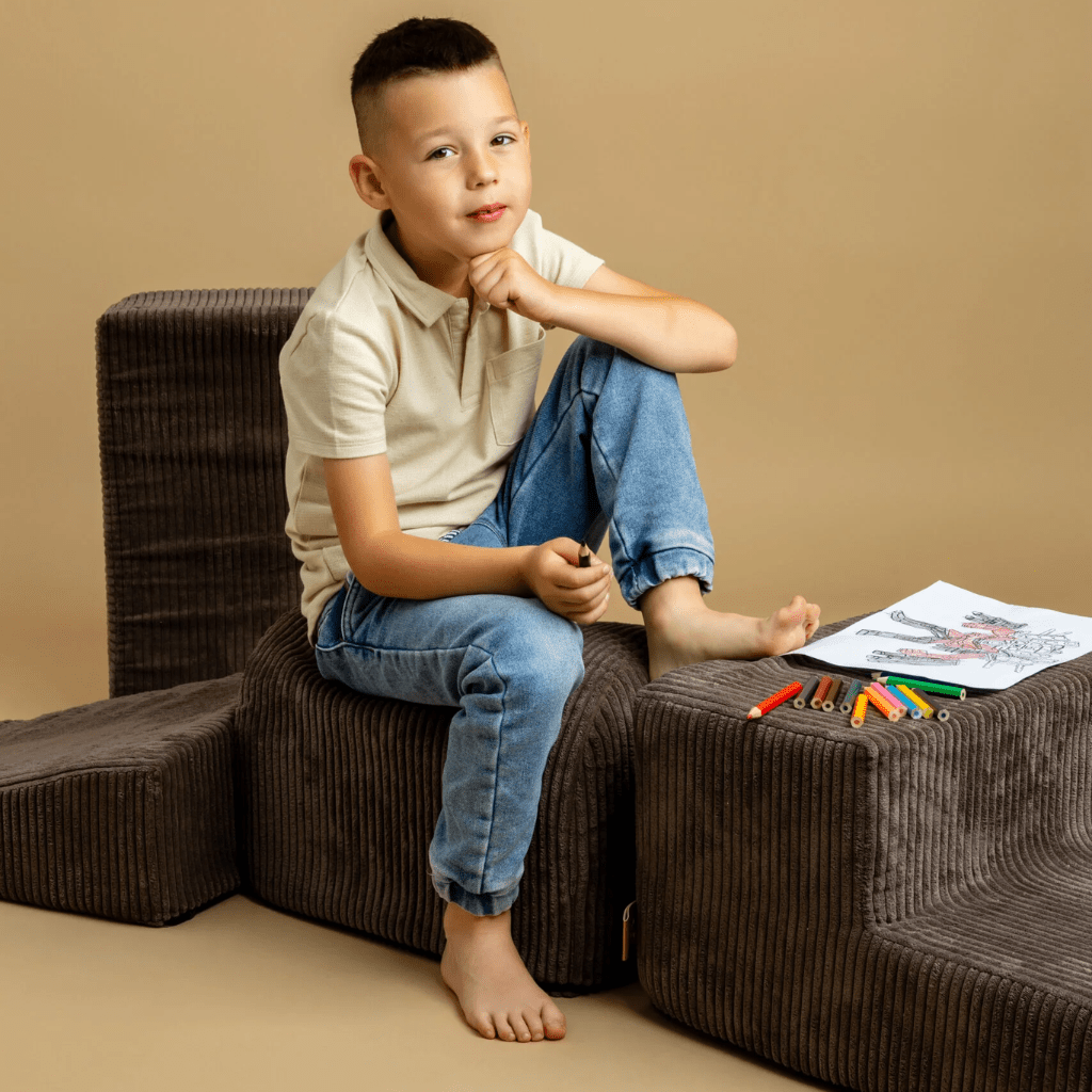 Set de formes “Aesthetic” 4 éléments - Brown en | Motricidade Tinitto – Fabrication européenne