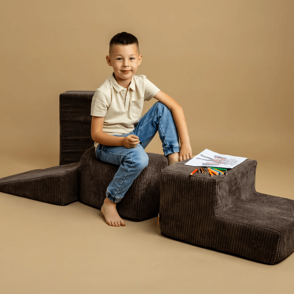 Set de formes “Aesthetic” 4 éléments - Brown en | Motricidade Tinitto – Fabrication européenne