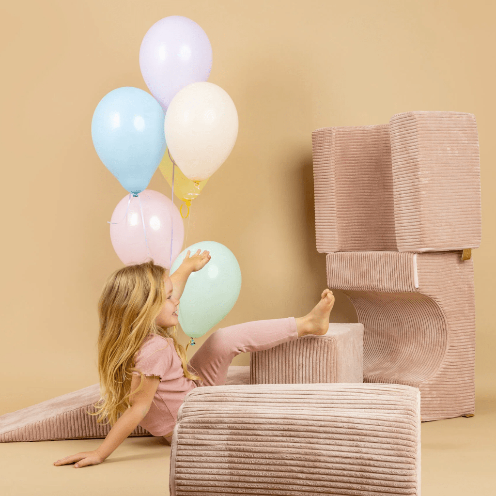 Set de formes “Aesthetic” 4 éléments - Powder Pink en | Motricidade Tinitto – Fabrication européenne