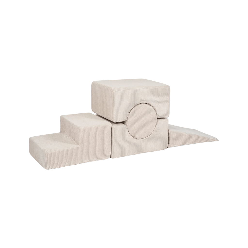 Set de formes “Aesthetic” 5 éléments - Ecru en | Motricidade Tinitto – Fabrication européenne