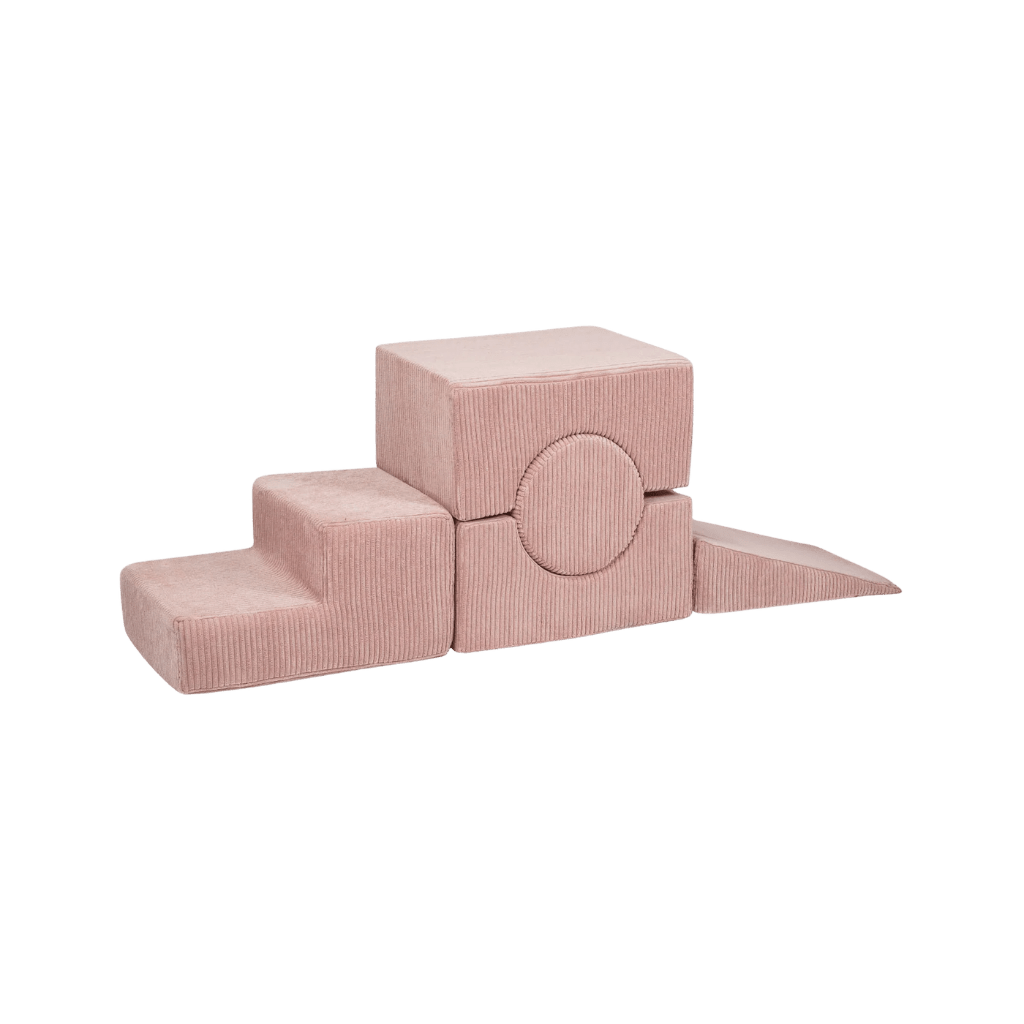 Set de formes “Aesthetic” 5 éléments - Powder Pink en | Motricidade Tinitto – Fabrication européenne