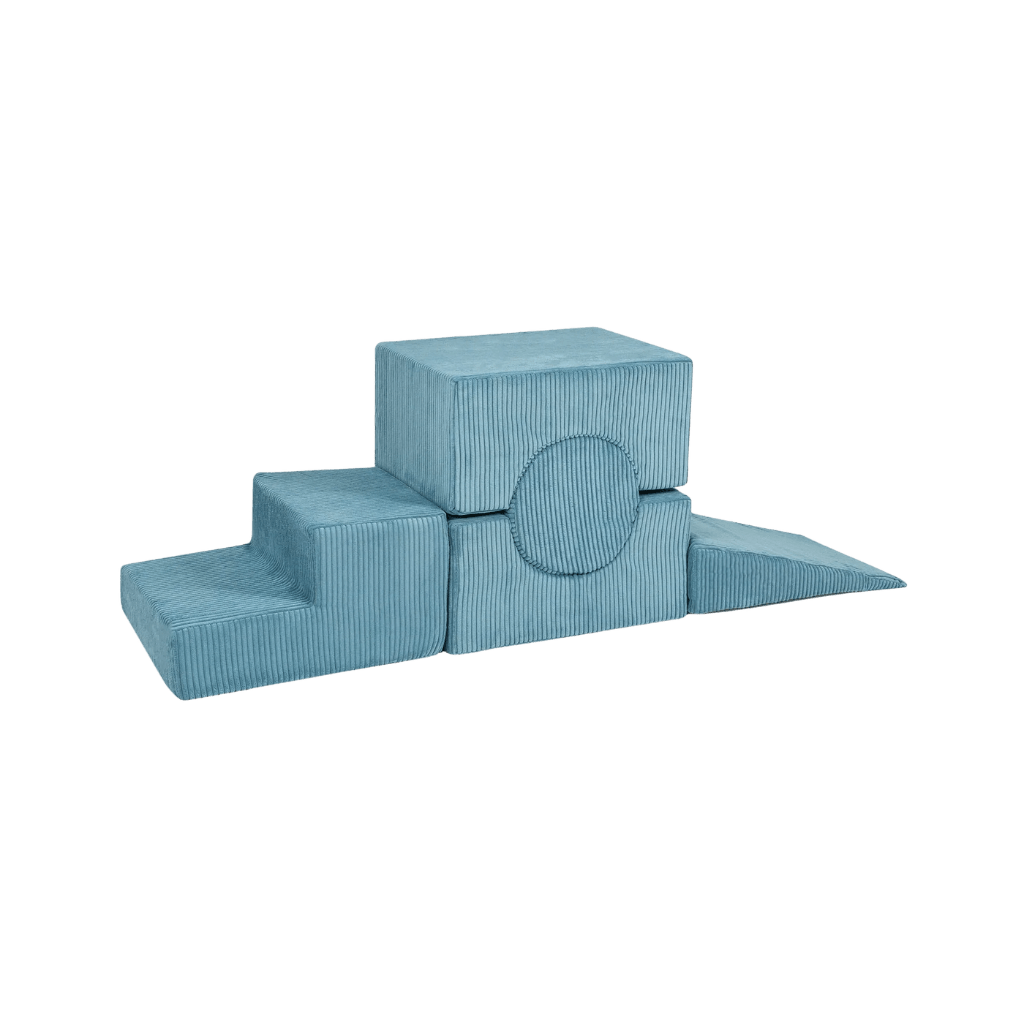 Set de formes “Aesthetic” 5 éléments - Turquoise en | Motricidade Tinitto – Fabrication européenne