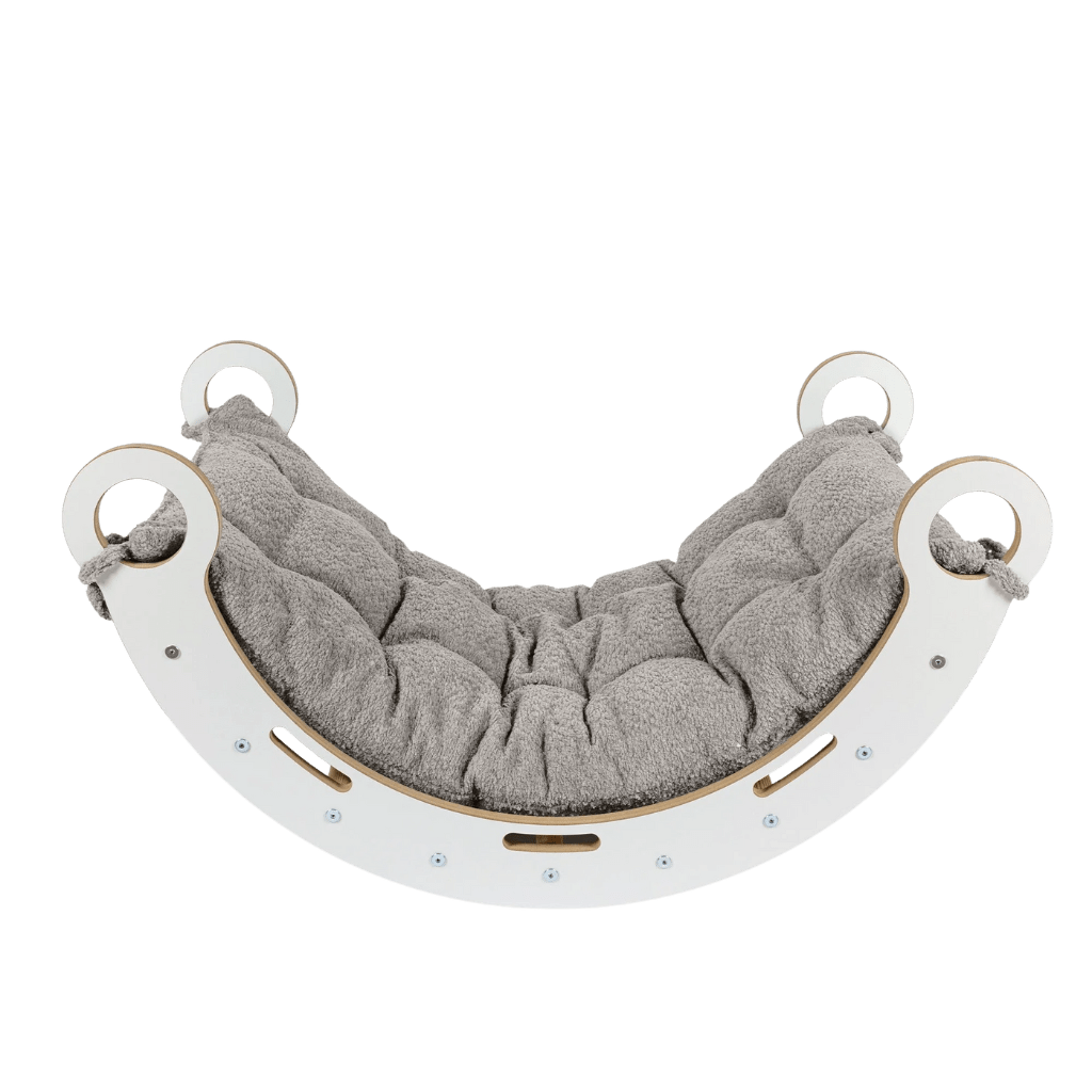 Snug Rocker for Kids White - Coussin Beige Clair en | Motricidade Tinitto – Fabrication européenne