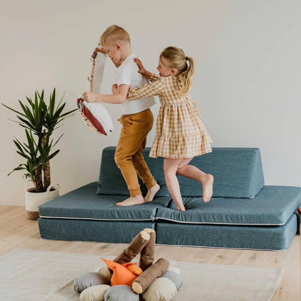 Sofa de jeu Montessori - Turquoise