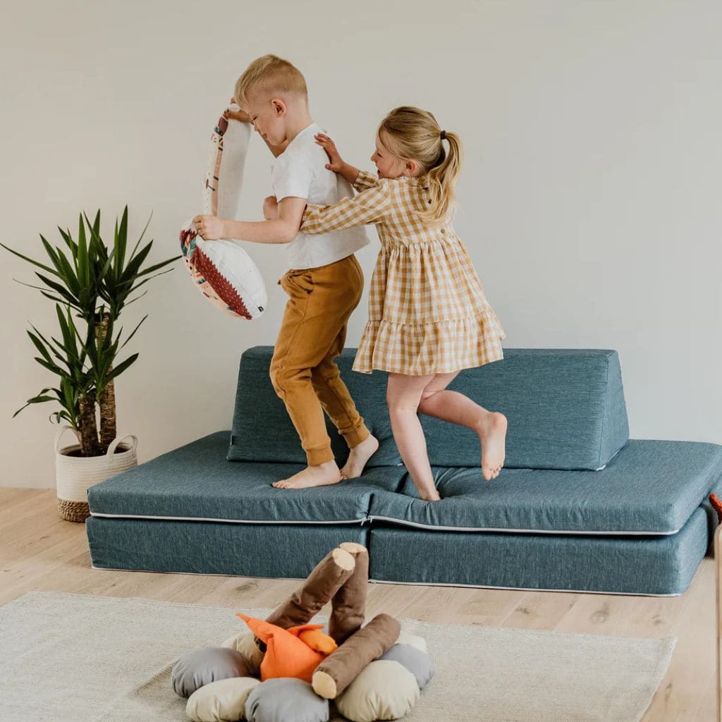 Sofa de jeu Montessori - Turquoise