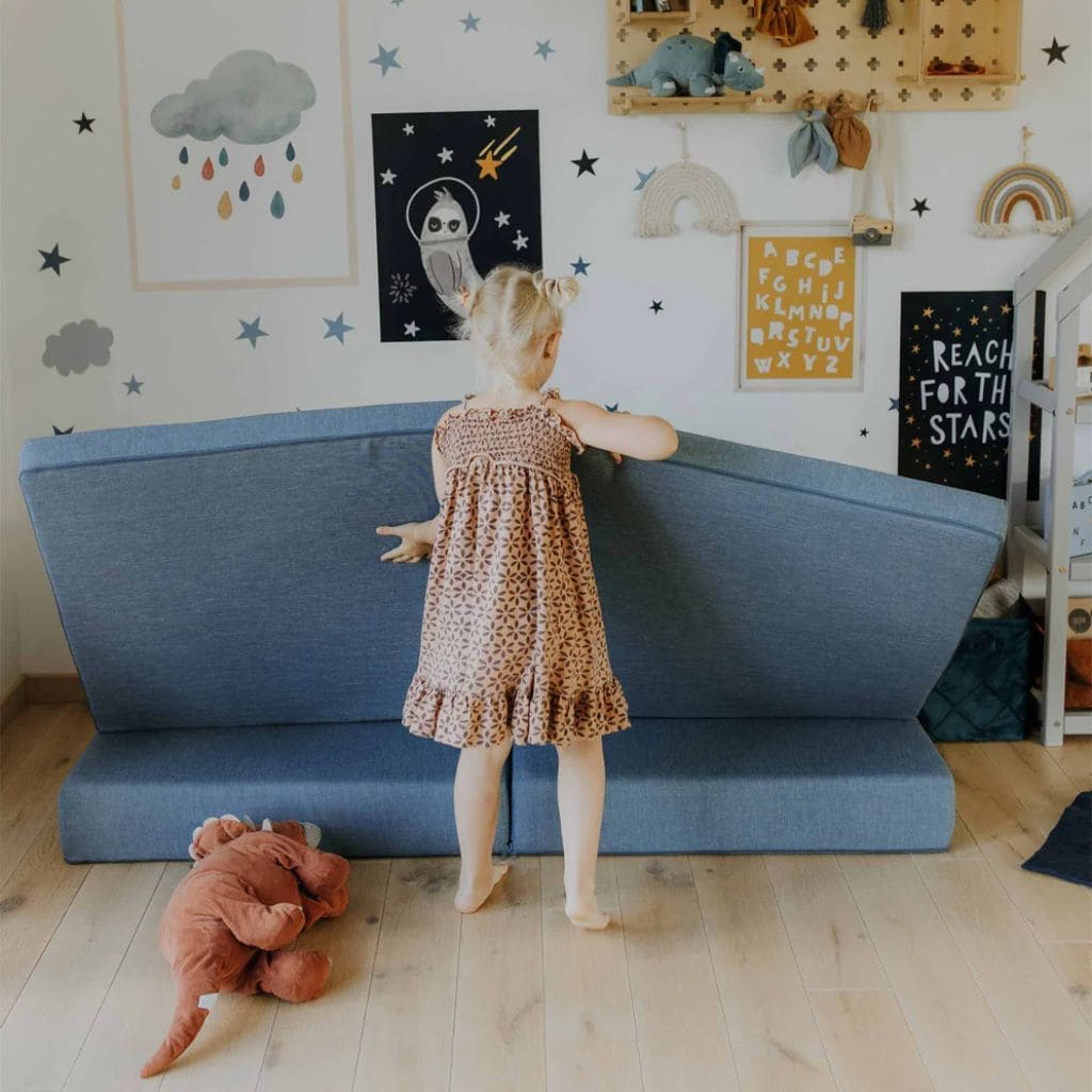 Sofa de jeu Montessori - Turquoise