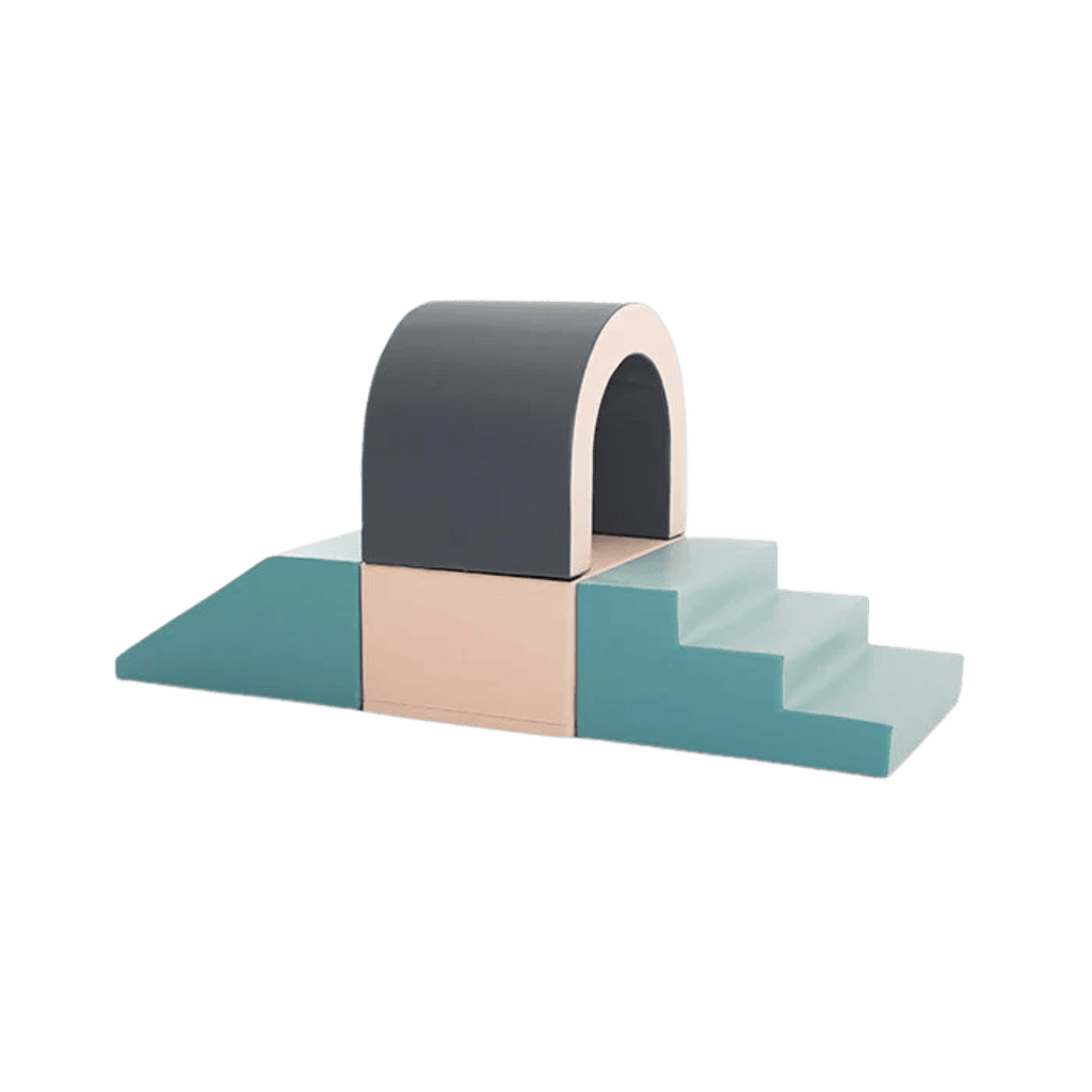 Soft Play Set Tunnel - Pastel en | Motricidade Tinitto – Fabrication européenne