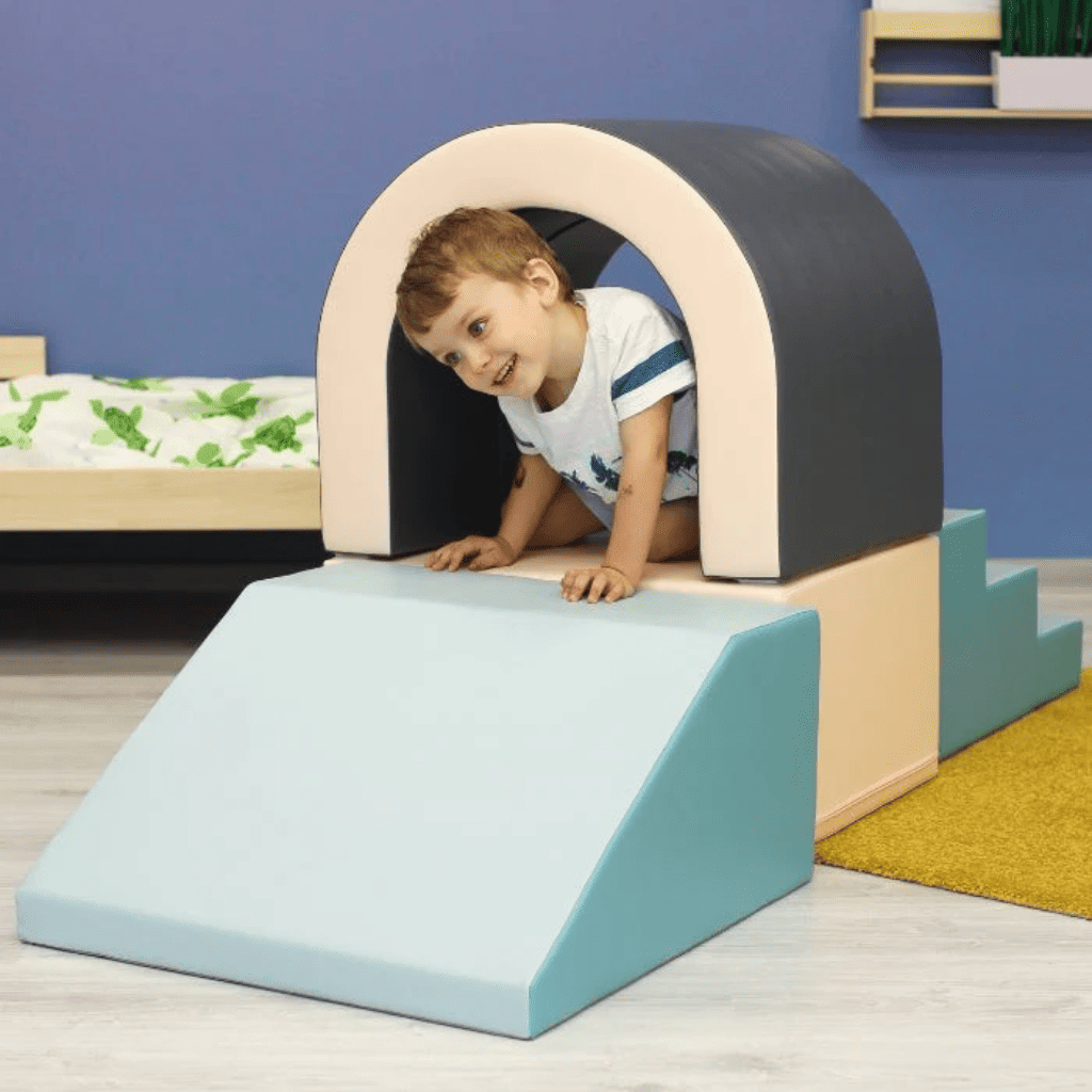 Soft Play Set Tunnel - Pastel en | Motricidade Tinitto – Fabrication européenne